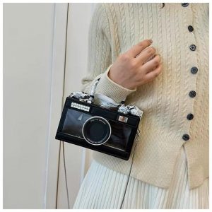 Camera-Shaped Crossbody Bag