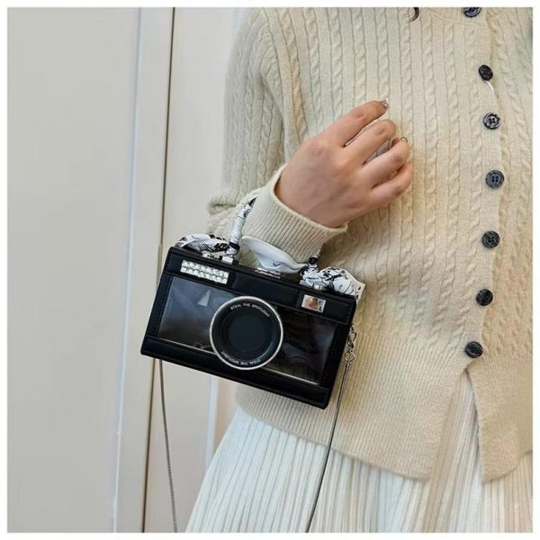 Camera-Shaped Crossbody Bag