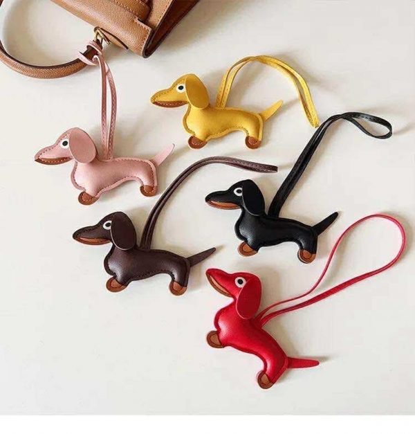 Handmade Dachshund Bag Pendant