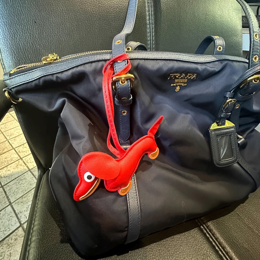 Handmade Dachshund Bag Pendant - Image 2